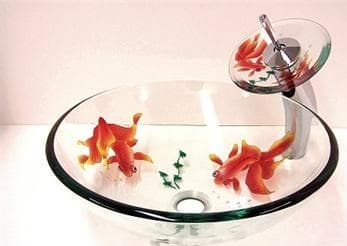 lavabo glass basin
